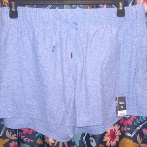 NWT (2) Athletic Works Moisture Wicking Shorts Size XXL (22) Pink and Pur…